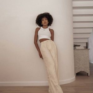 Dissh linen pants NWT